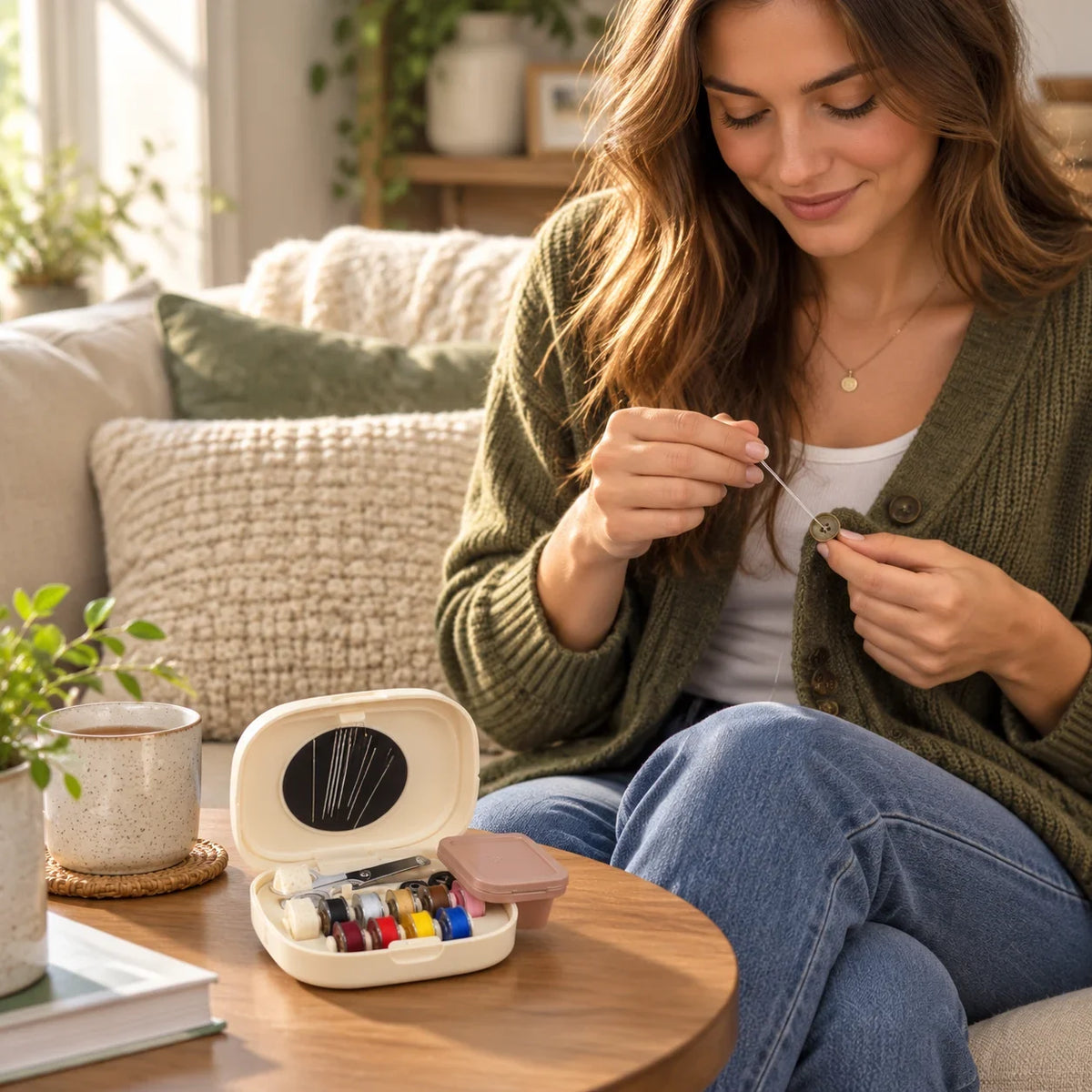 🧵✨ Portable Magnetic Sewing Kit – Quick Clothing Repairs Anytime, Anywhere!