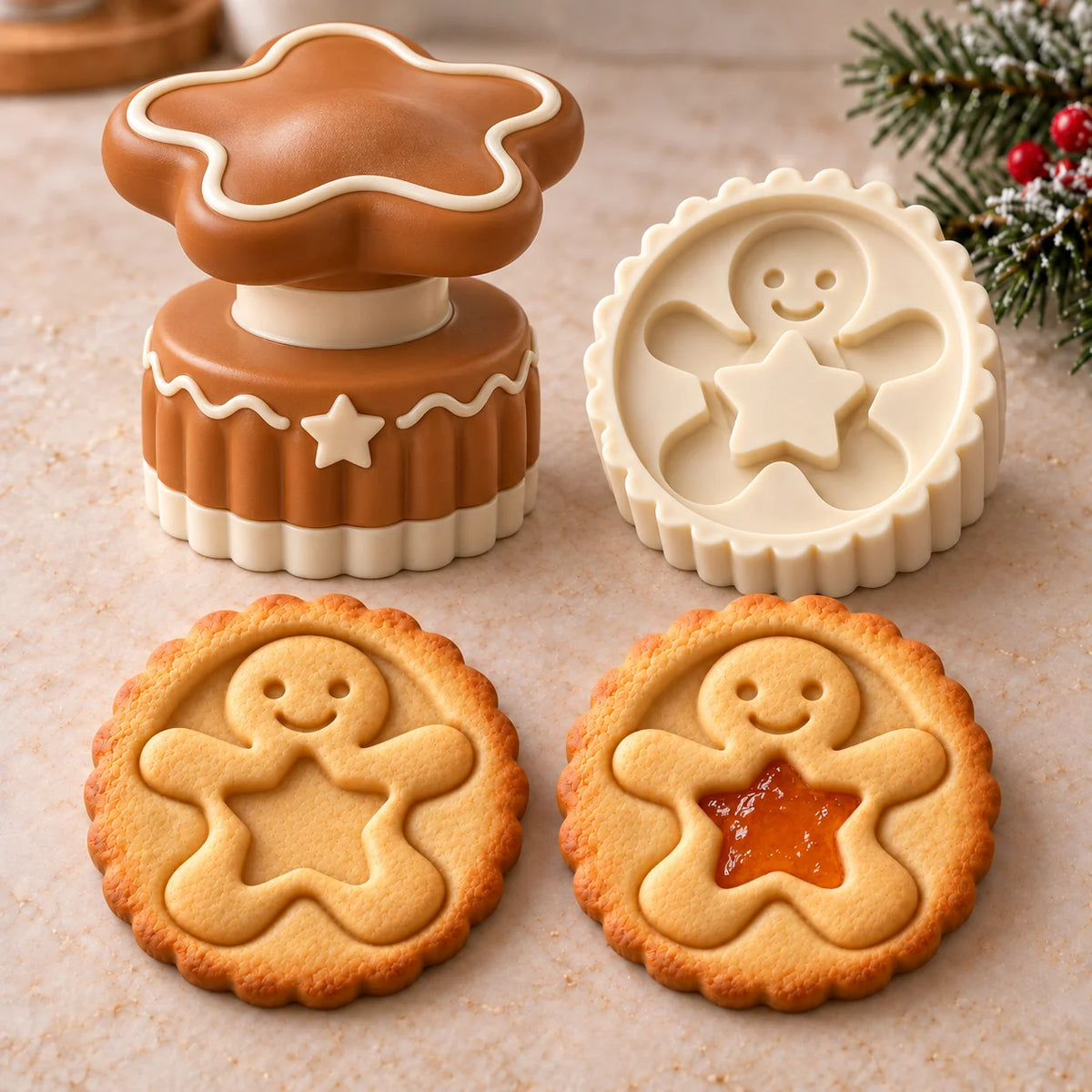 🎁🍪 Festive Jam Cookie Press – Make Every Cookie a Little Christmas Magic