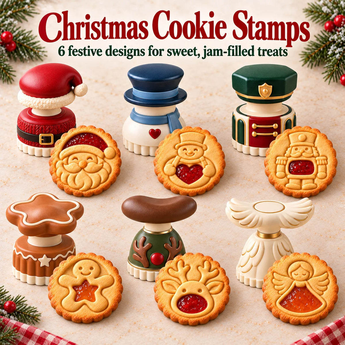 🎁🍪 Festive Jam Cookie Press – Make Every Cookie a Little Christmas Magic