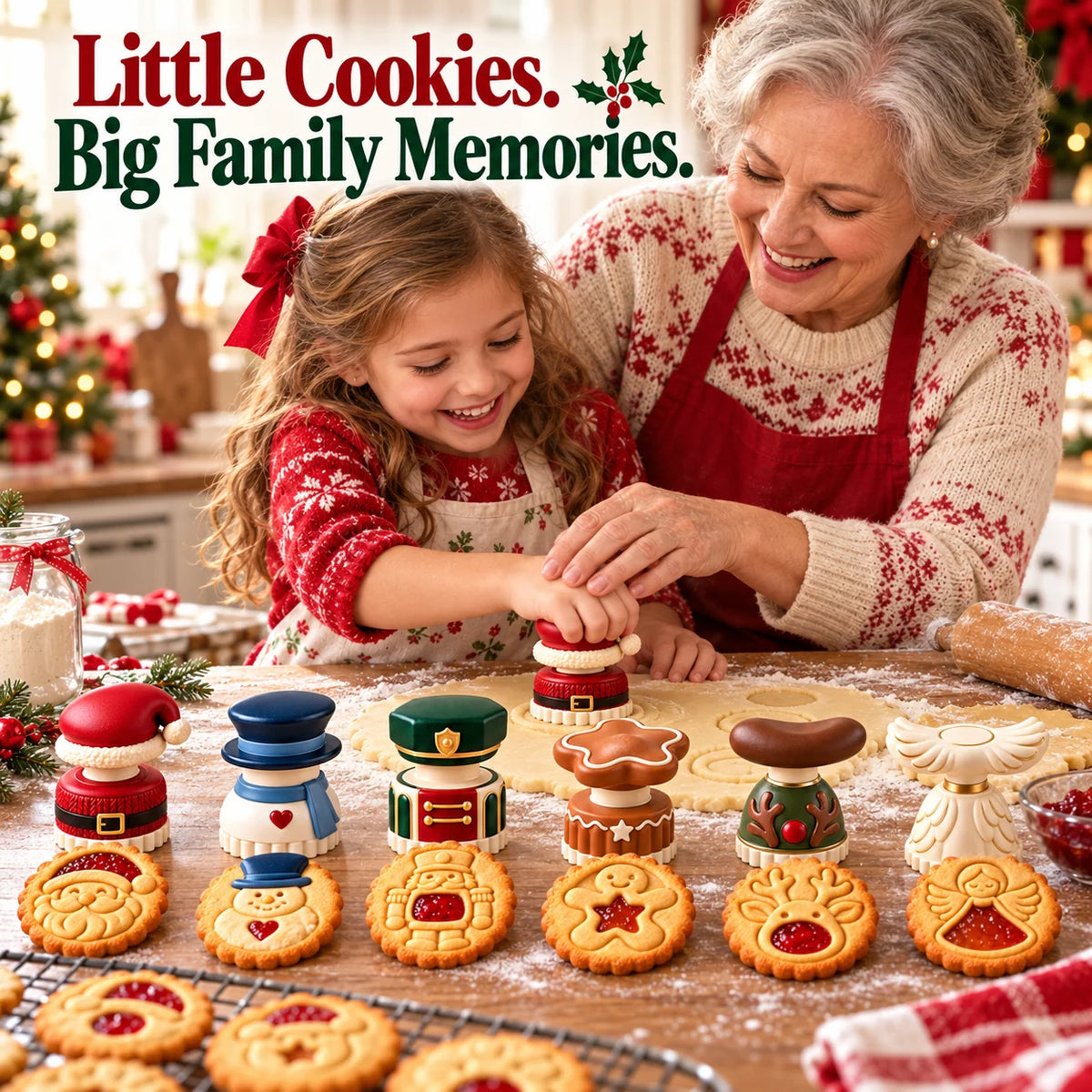 🎁🍪 Festive Jam Cookie Press – Make Every Cookie a Little Christmas Magic
