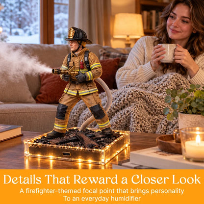 🔥🚒Blazing Spirit – Firefighter-Themed Mist Light