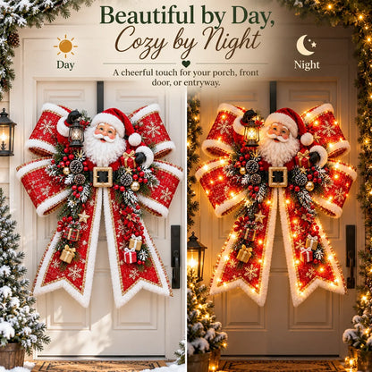 🎀🎄Oversized Light-Up Christmas Magic Bow Door Hangers(🎁Same as the video)