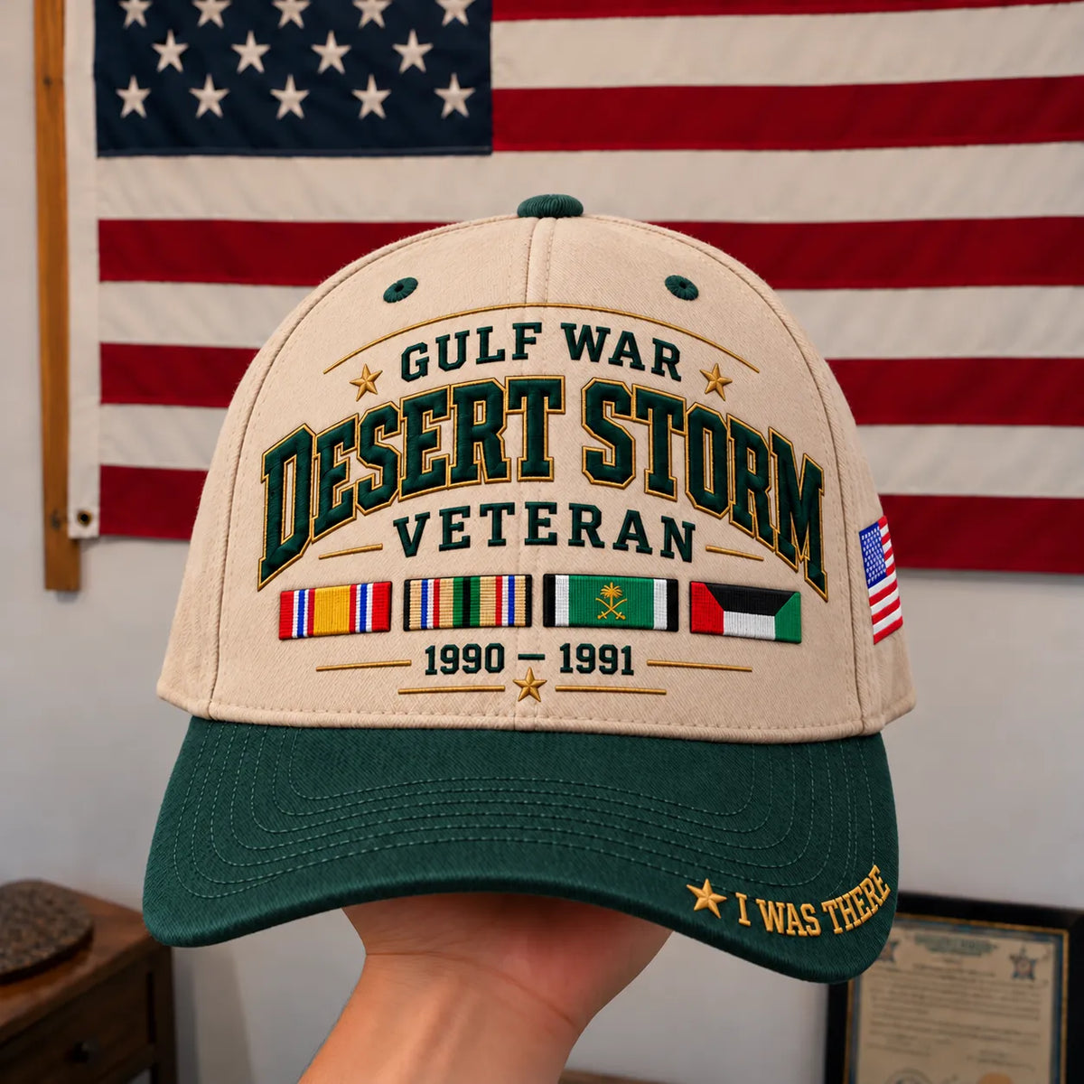 🏆 LAST CHANCE: 49% OFF! 🇺🇸 Proud Gulf War Veteran Cap