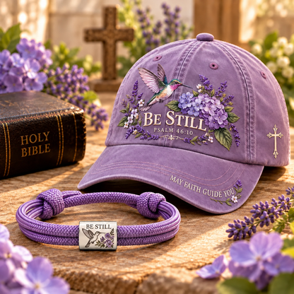 ✝️ Faith & Nature Scripture Baseball Cap | Floral Embroidery & Everyday Comfort 🧢