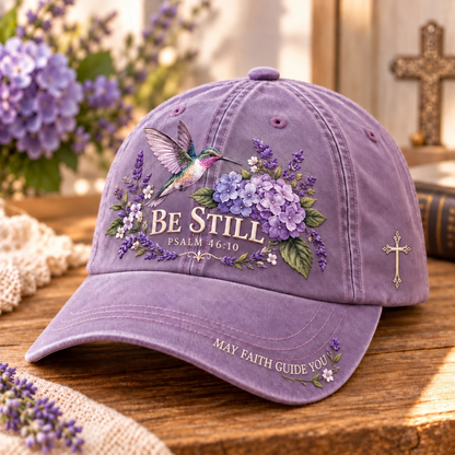 ✝️ Faith & Nature Scripture Baseball Cap | Floral Embroidery & Everyday Comfort 🧢