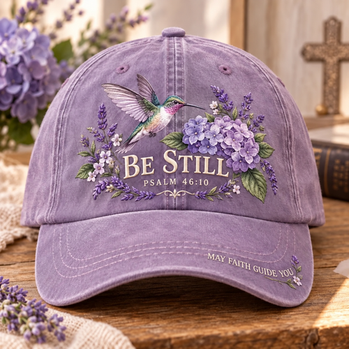 ✝️ Faith & Nature Scripture Baseball Cap | Floral Embroidery & Everyday Comfort 🧢