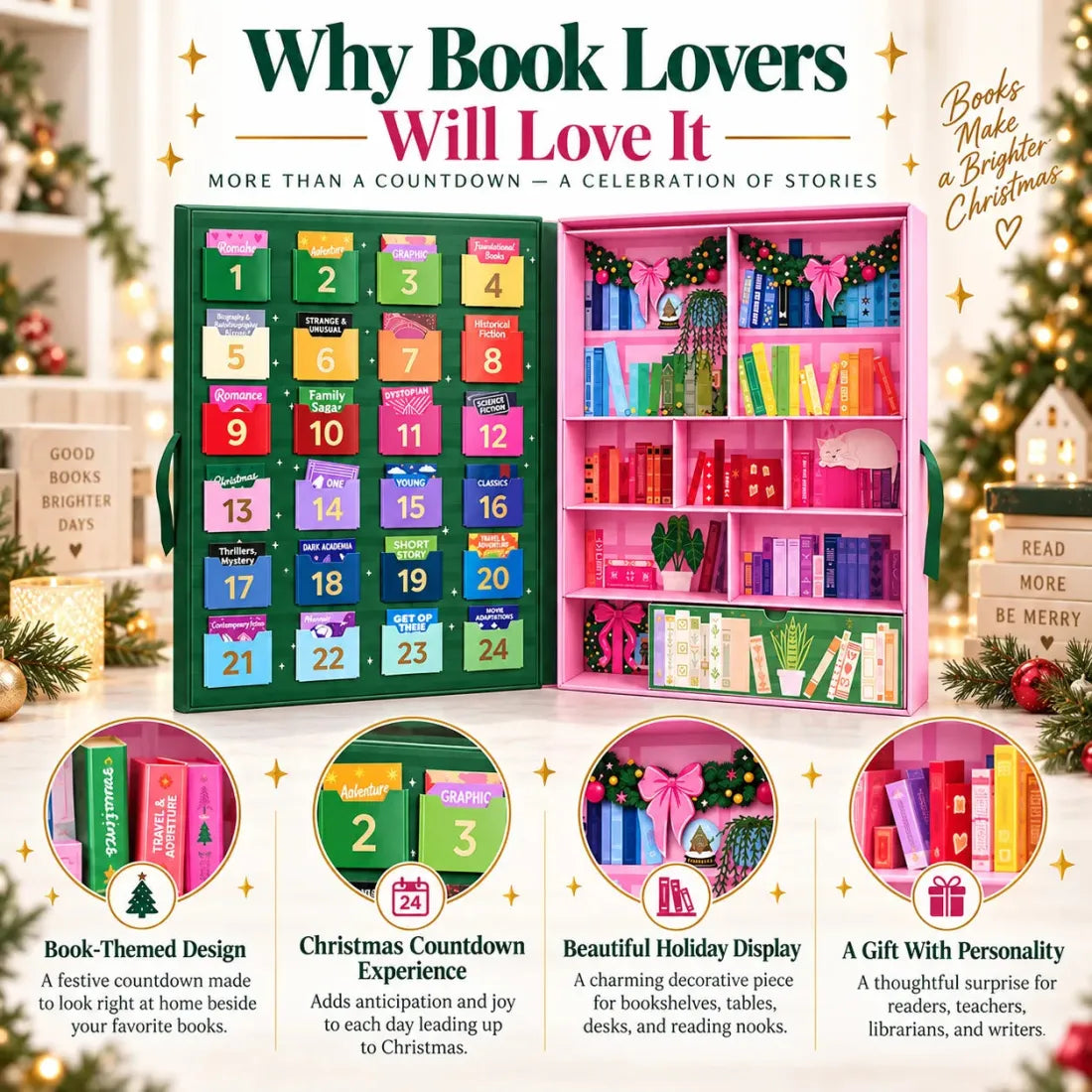 📚The Book Lover's Advent Calendar -🎁The Best Christmas Gift for Book Lovers