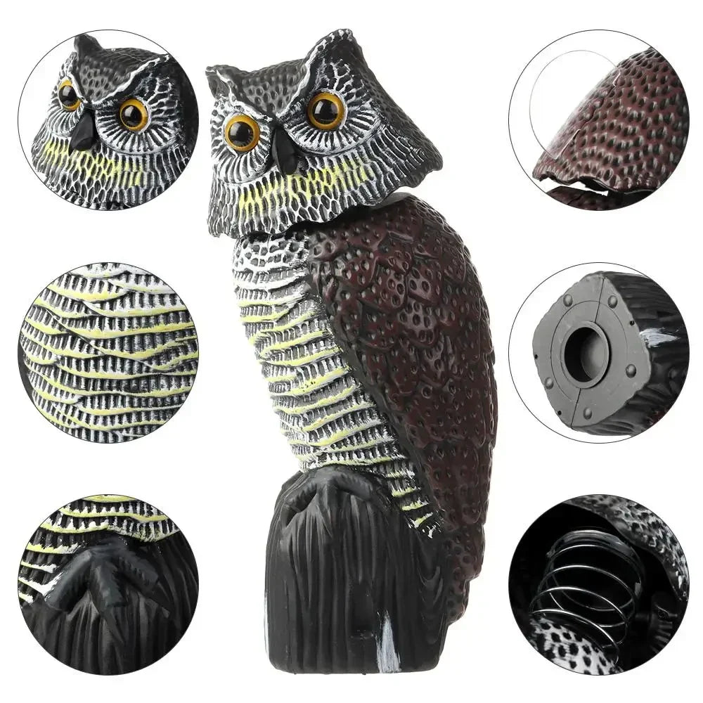 ⭐2026 USA Sale: Up to 50% OFF -Rotating Head Owl Garden Decoy