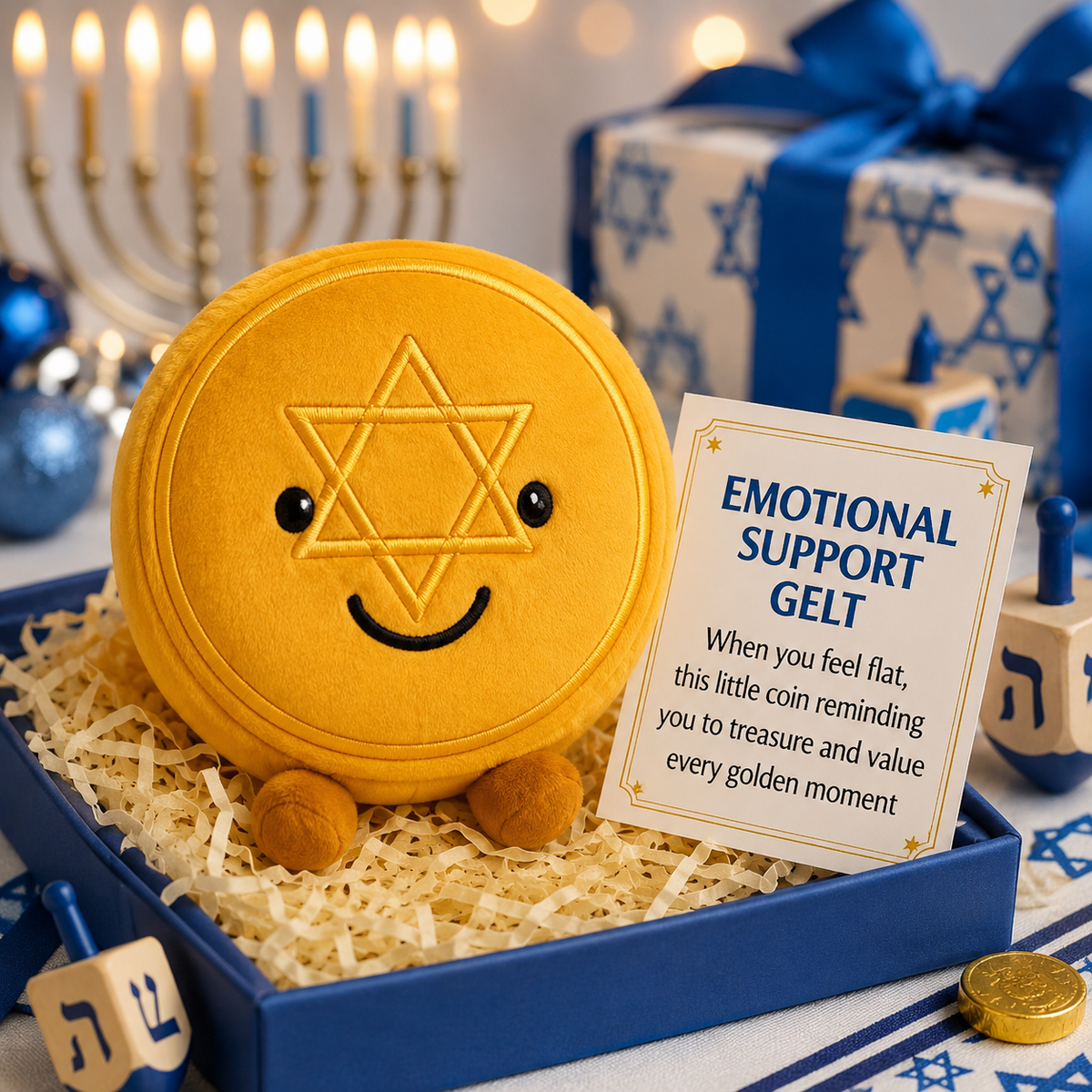 ✡️Chanukka Emotionale Unterstützung Wächter Sammler-Plüschtier