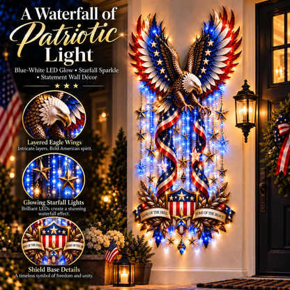 🦅American Glory Cascade™ - Let Freedom Light Your Home🏠
