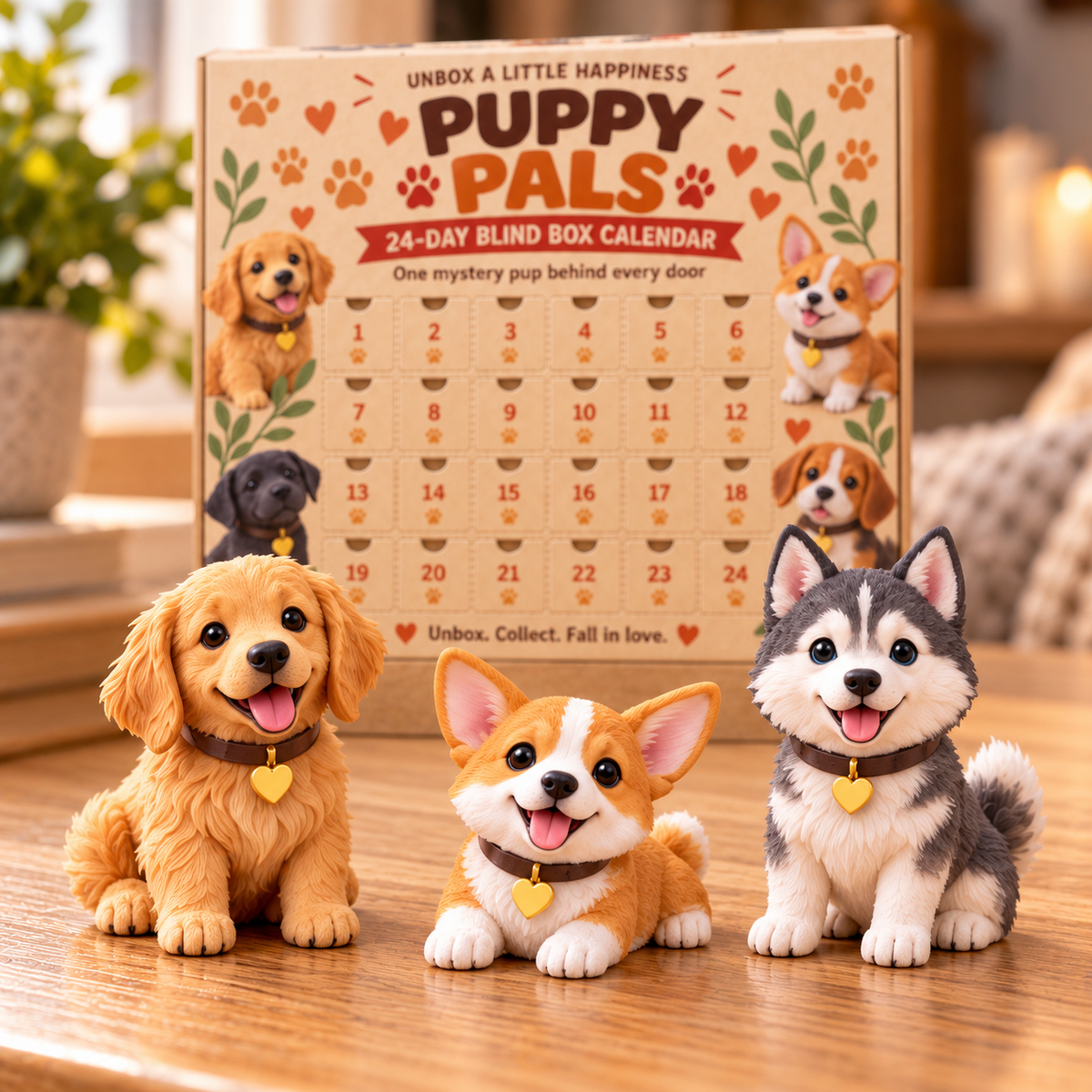 🐶 Puppy Pals™ – 24-Day Dog Advent Calendar 🎄