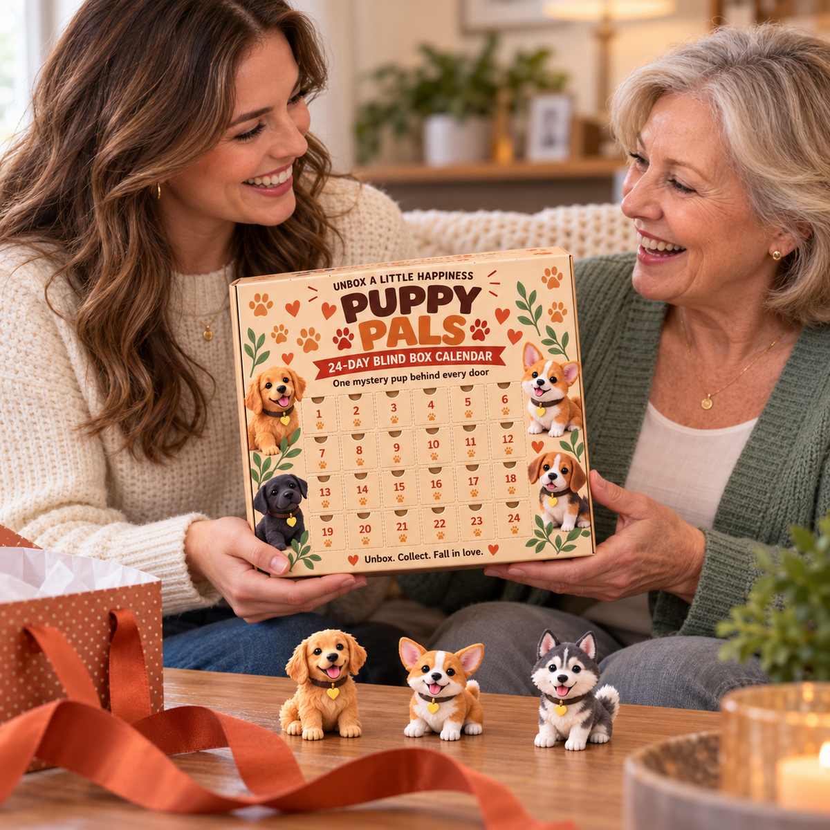 🐶 Puppy Pals™ – 24-Day Dog Advent Calendar 🎄