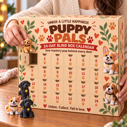 🐶 Puppy Pals™ – 24-Day Dog Advent Calendar 🎄