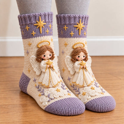 🔥😍Holy Night 3D Nativity Christmas Socks – A Meaningful Holiday Keepsake