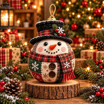 🧘Relaxing & Beginner-Friendly- 🎄Cozy Patchwork Christmas Ornament Collection✨Relaxing DIY Craft to Create Stunning Christmas Artwork