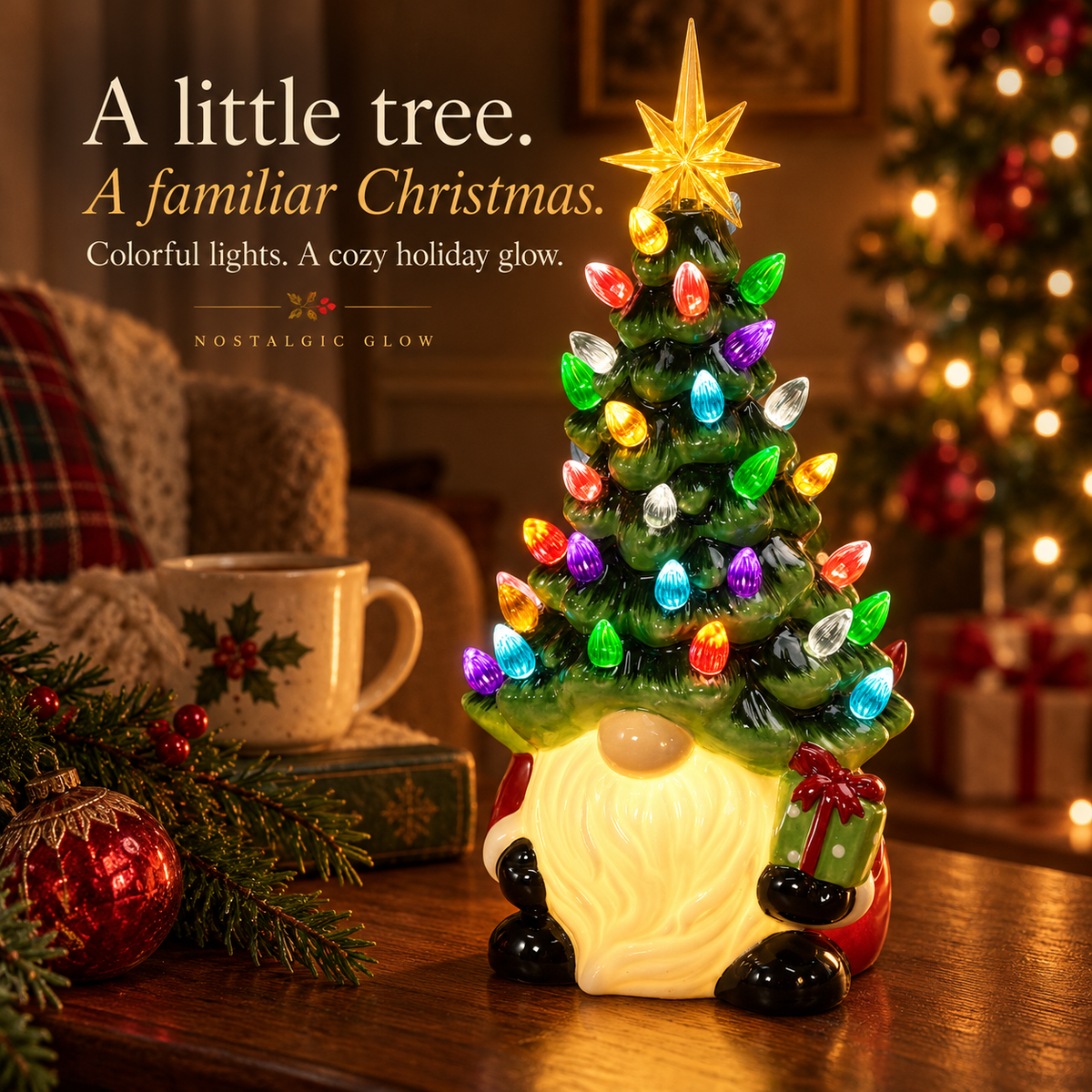 ✨DIY Lighted Christmas Gnome Tree - Best Gift For Family