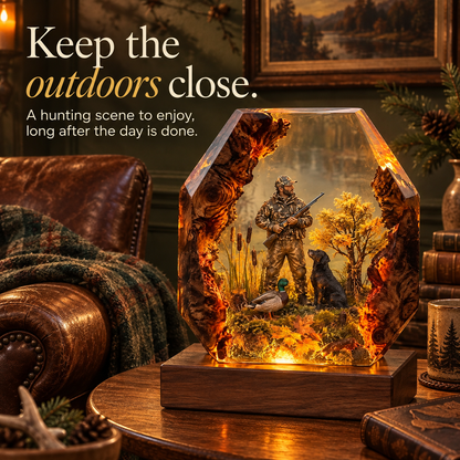 Sadie Hunting Scene Lamp