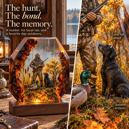 Sadie Hunting Scene Lamp