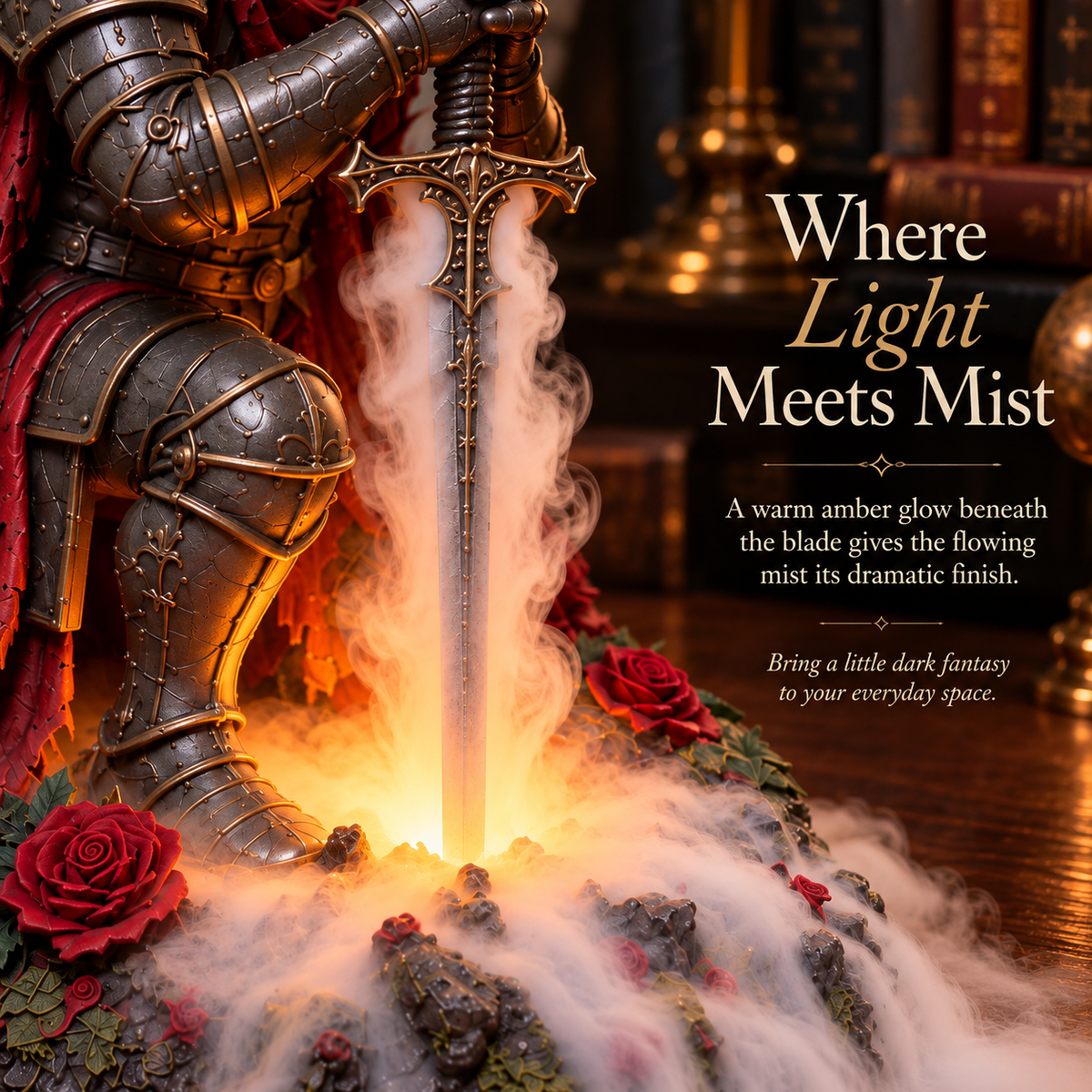 ⚔️The Last Knight — Glowing Sword Mist Diffuser