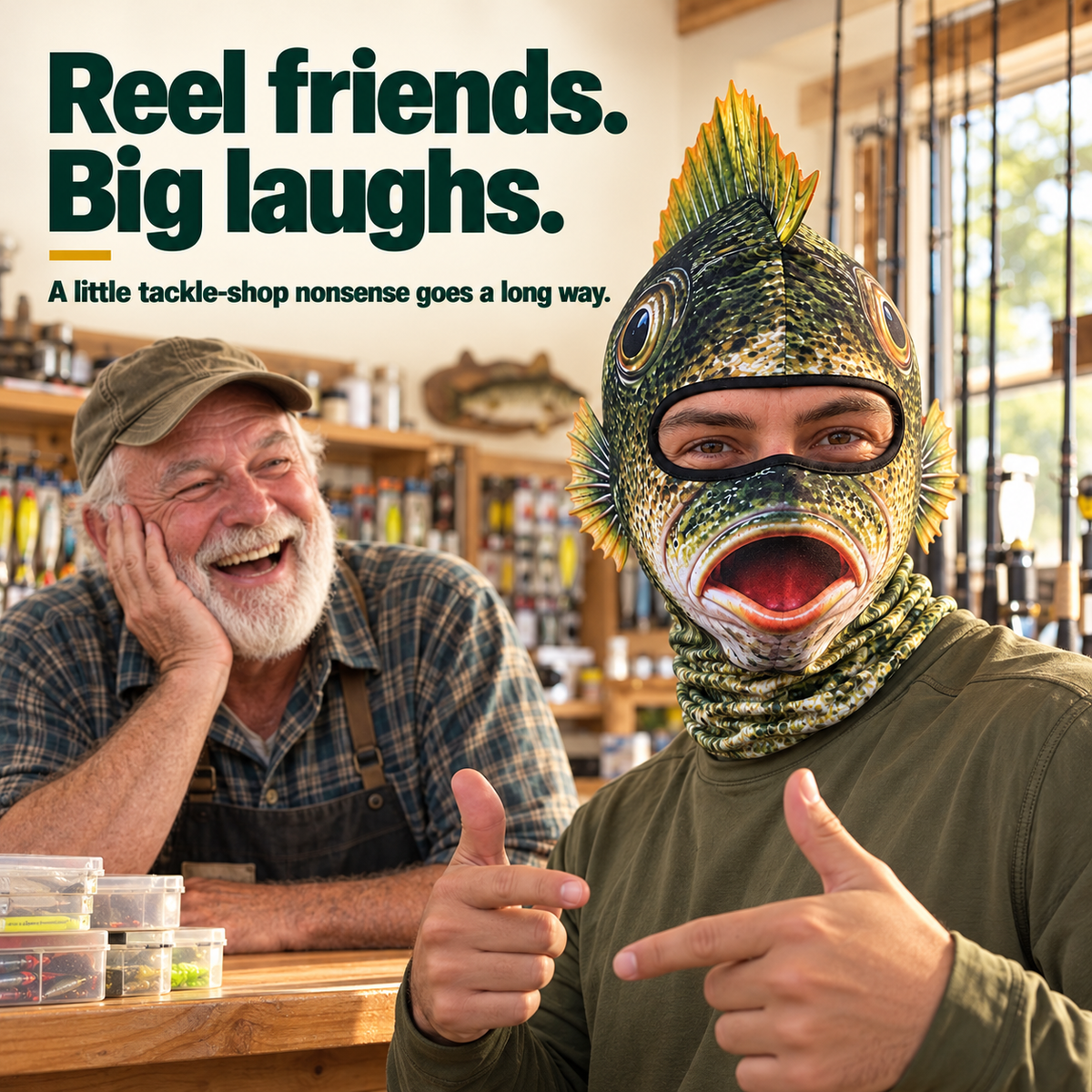 Reel Funny – Fish Head Mask