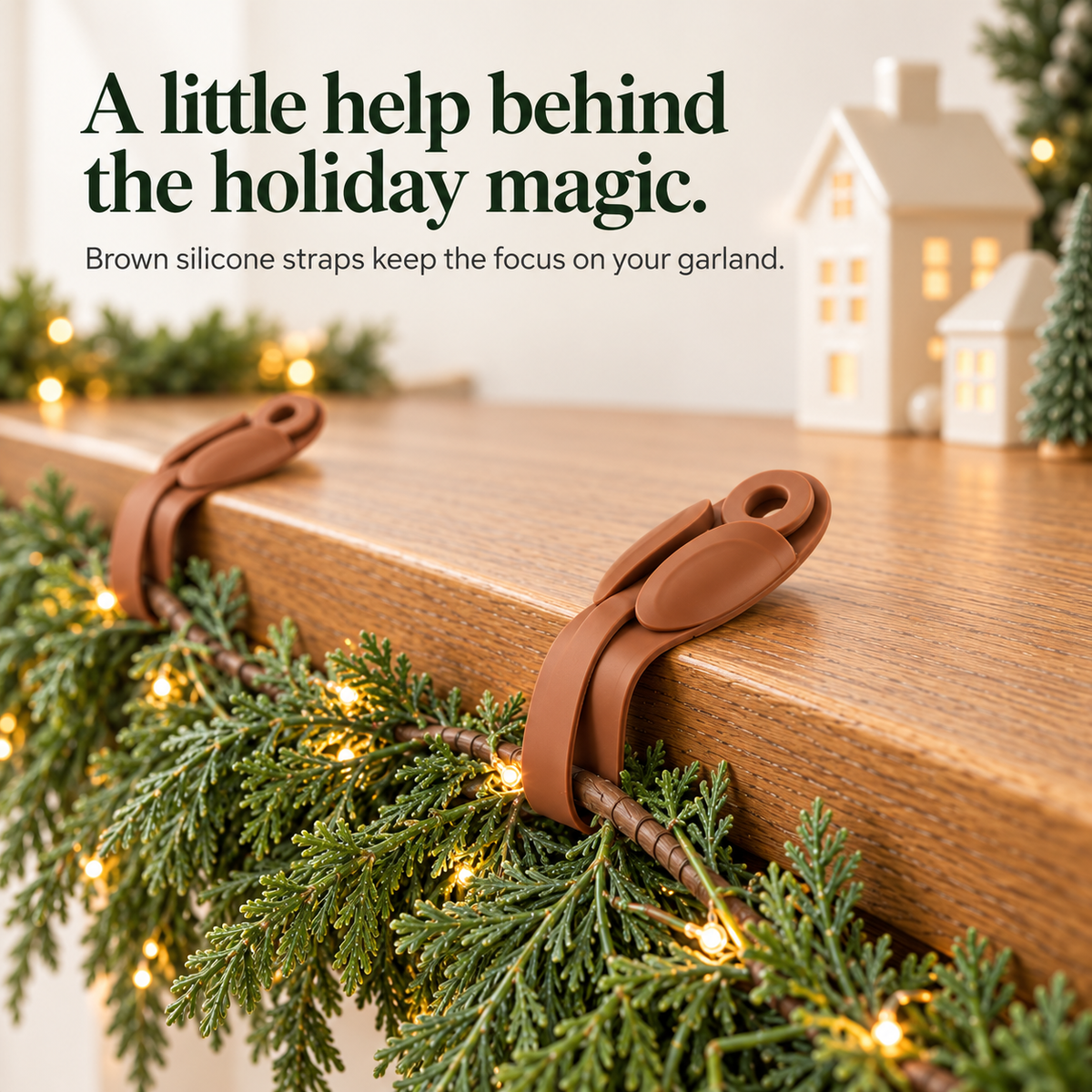 Christmas Garland Hanger Mantle Garland No Drill Hooks