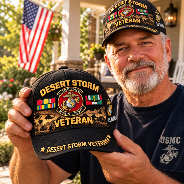 🏆Last Day Promo: 45% OFF! 🏜️Desert Storm Veteran Tribute Cap （1991–2026 -35TH ANNIVERSARY）