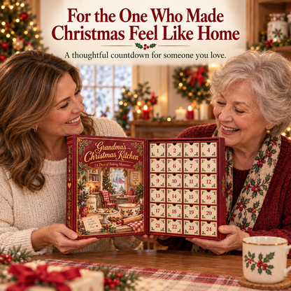 🎄Grandma’s Christmas Kitchen – 24-Day Advent Calendar with 24 Miniature Kitchen Collectibles🎁