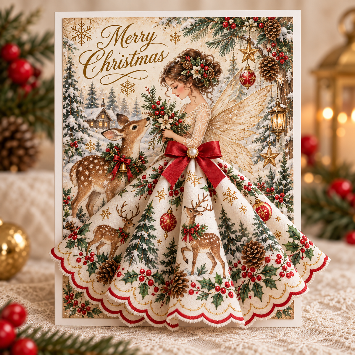 ✨3D Christmas Angel Greeting Card