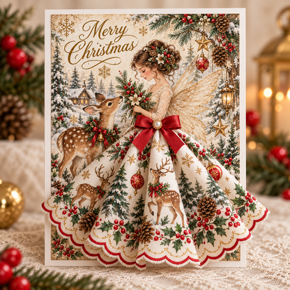✨3D Christmas Angel Greeting Card