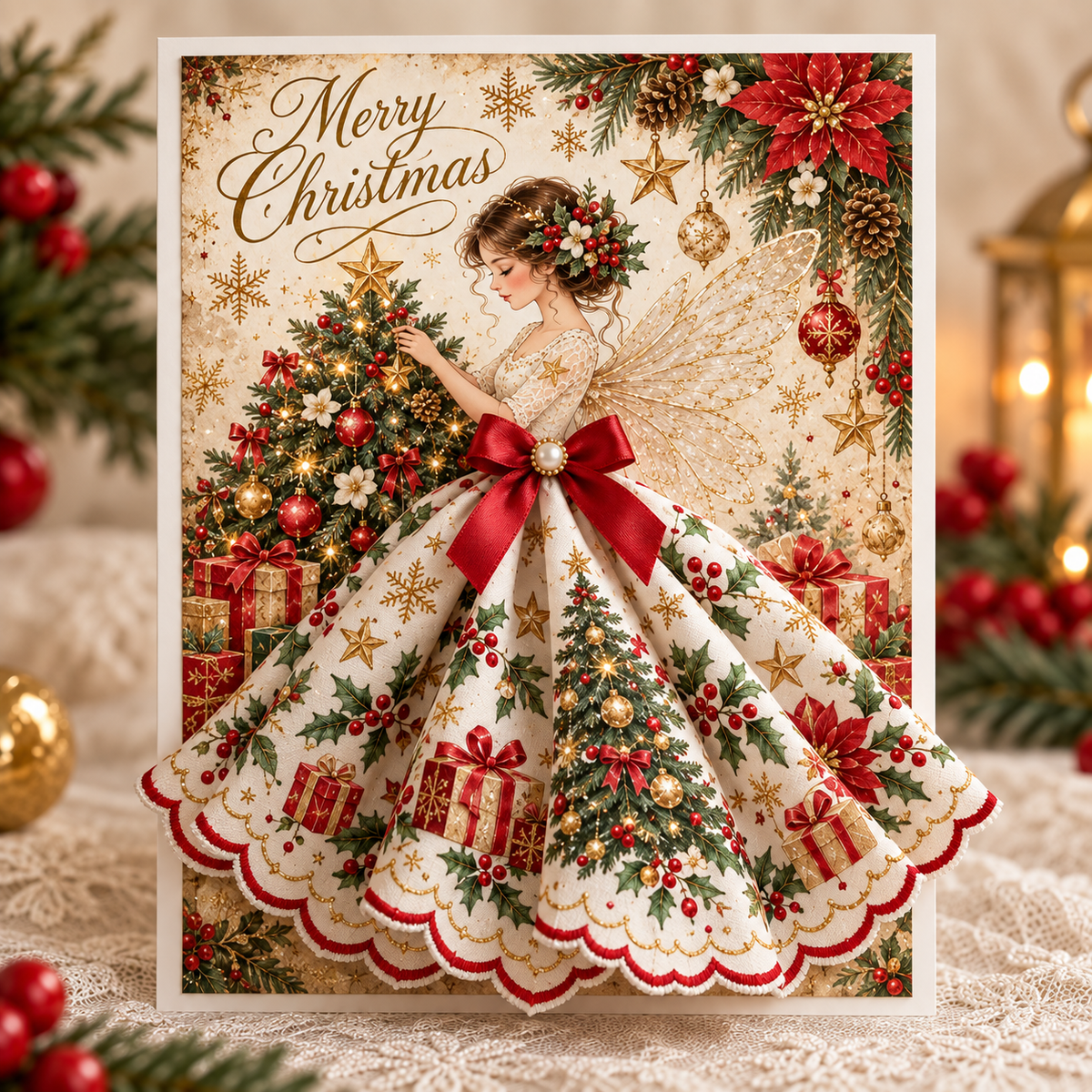 ✨3D Christmas Angel Greeting Card