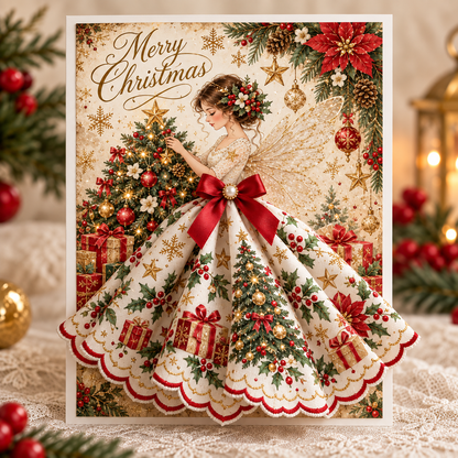 ✨3D Christmas Angel Greeting Card