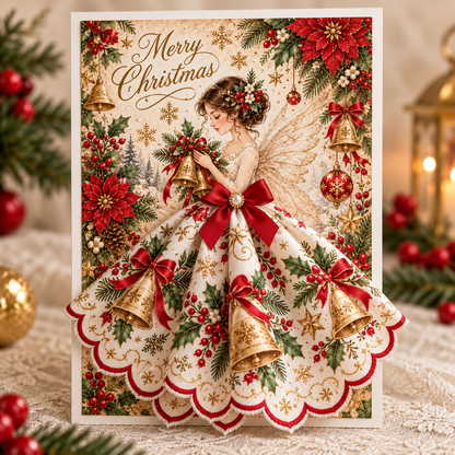 ✨3D Christmas Angel Greeting Card