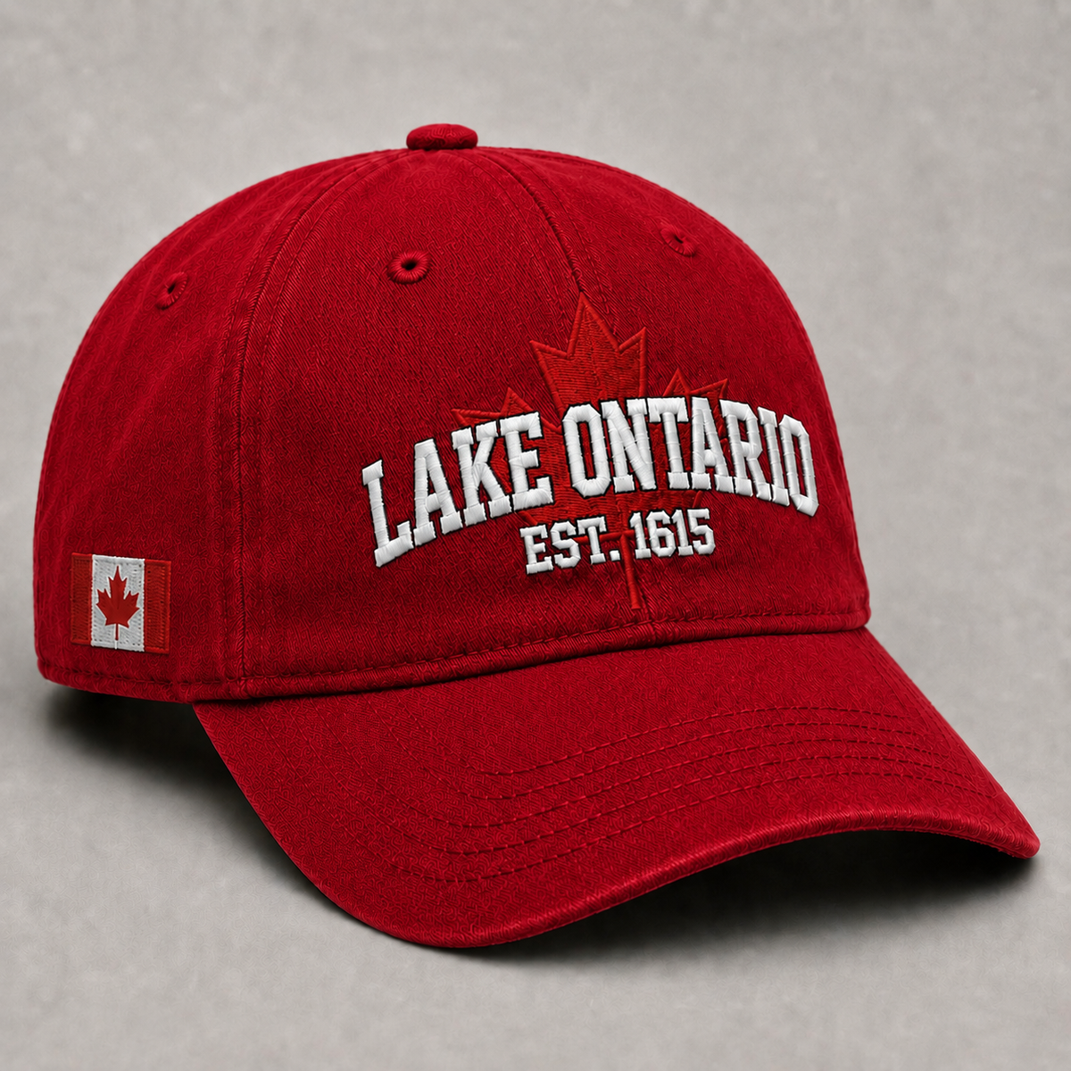 🍁 Der See verlässt dich nie – Bestickte Kappe mit Lake Ontario
