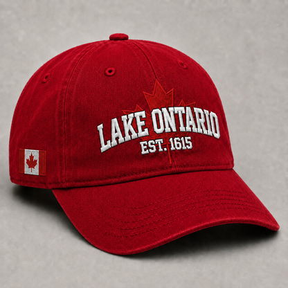 🍁 Der See verlässt dich nie – Bestickte Kappe mit Lake Ontario