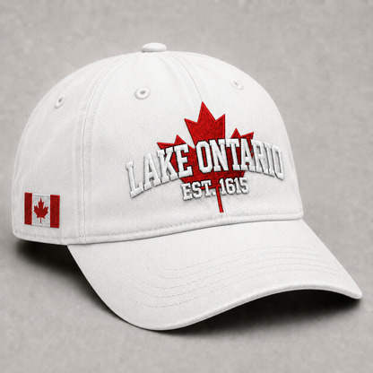 🍁 Der See verlässt dich nie – Bestickte Kappe mit Lake Ontario