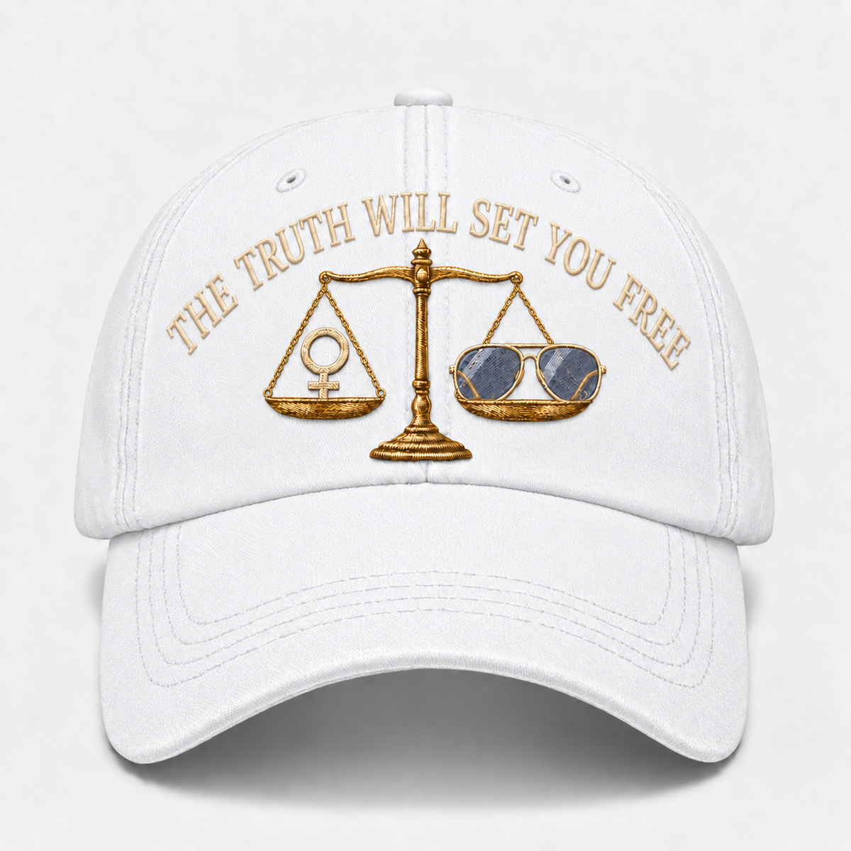 💜 The Truth Will Set You Free bestickte Kappe
