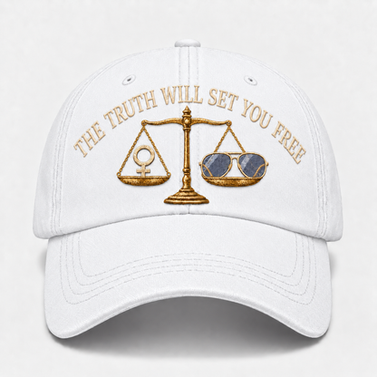 💜 The Truth Will Set You Free bestickte Kappe