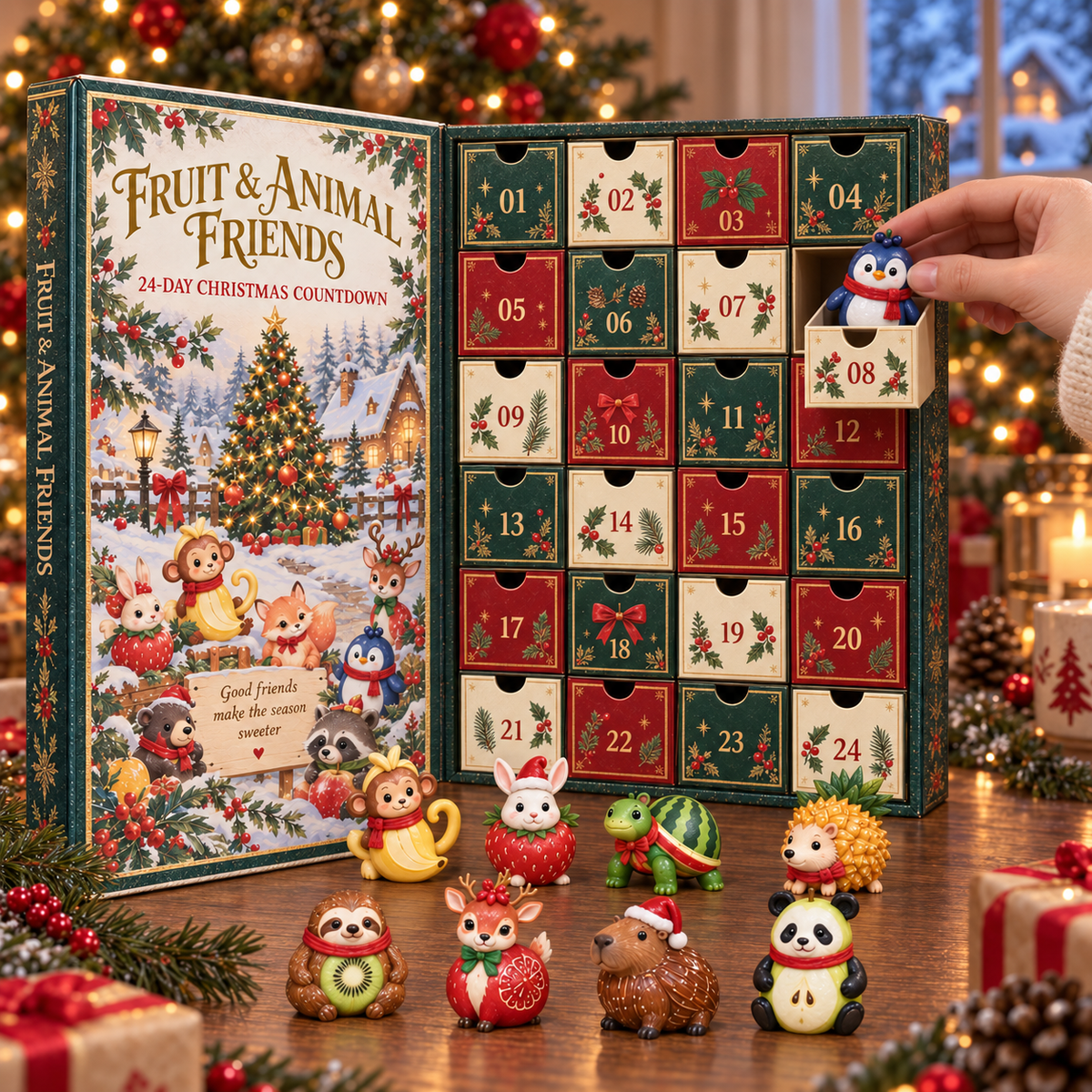 🦔🍇 Fruity Friends | 24-Tage Weihnachts-Adventskalender