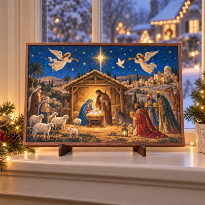 🎄✨ Das Weihnachtskrippenpuzzle aus Holz – Ein glaubenserfülltes Familienerbstück ✝️