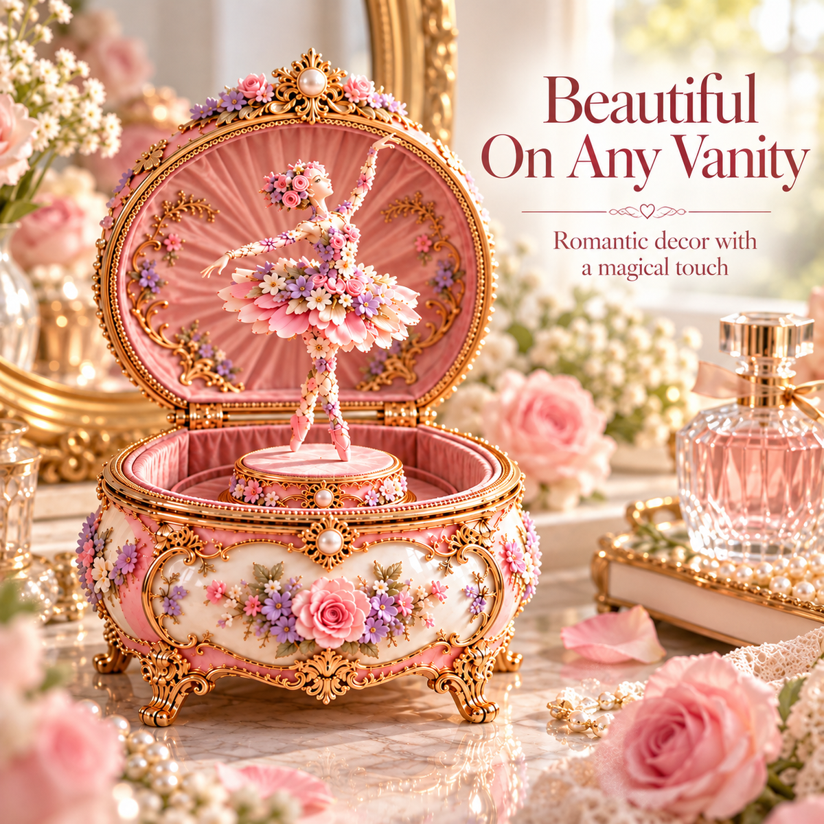 🌸Butterfly Waltz Ballerina Music Box🦋