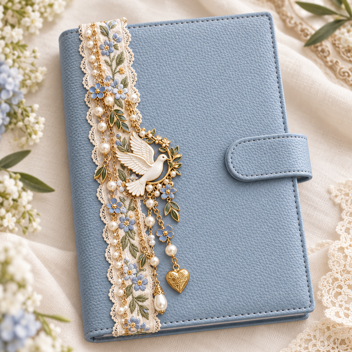 🔥🌸Blooming Memories — Floral Journal Charms