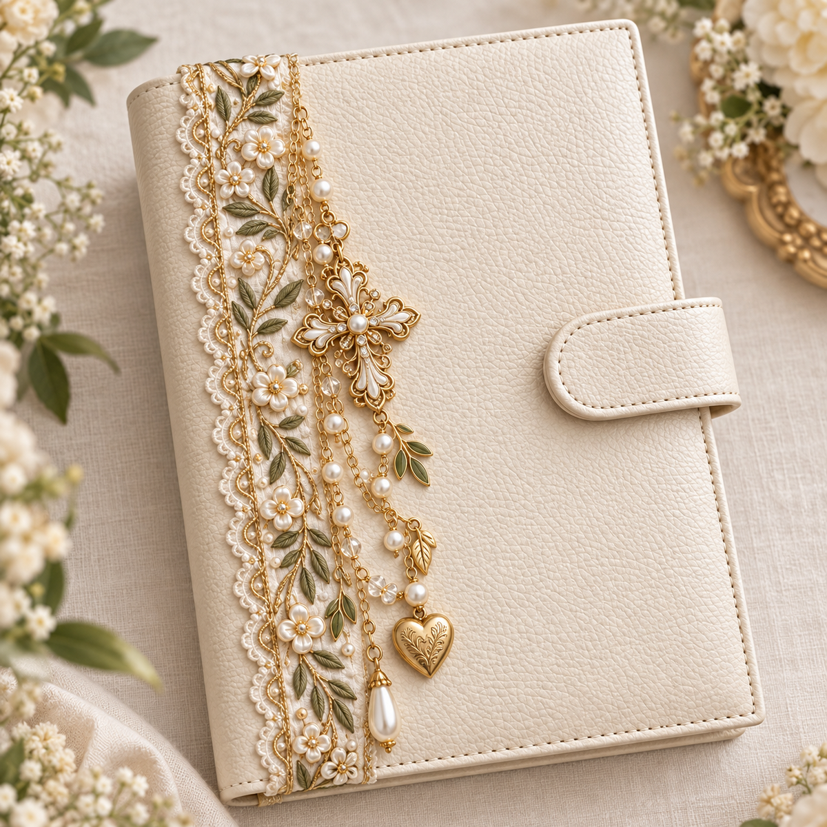 🔥🌸Blooming Memories — Floral Journal Charms