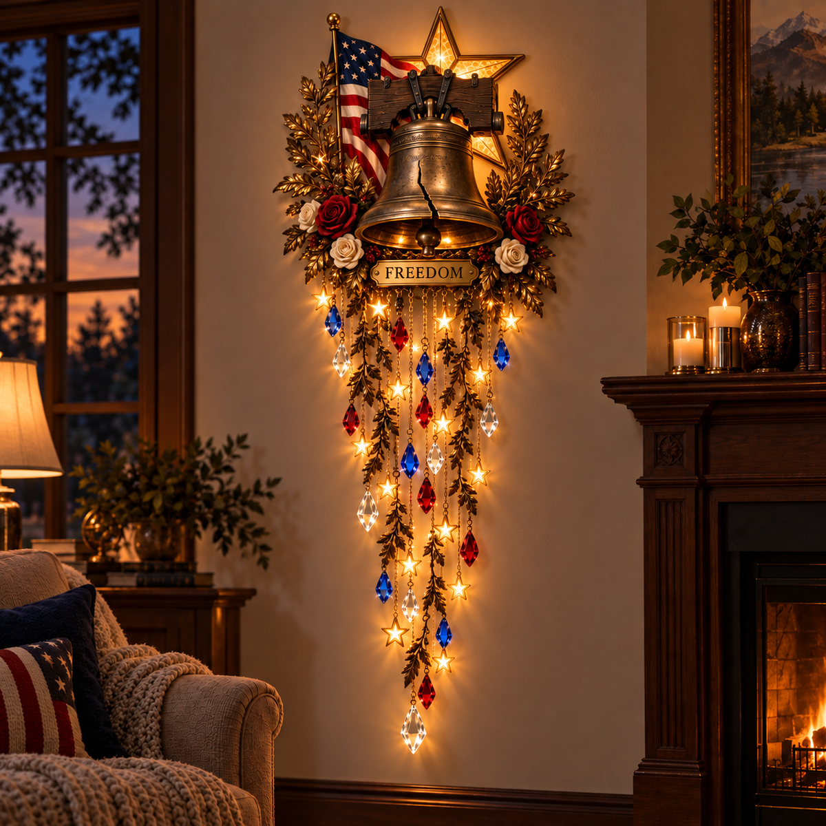 ✨🗽 American Icons Cascade Wall Light Collection – Let Freedom Glow