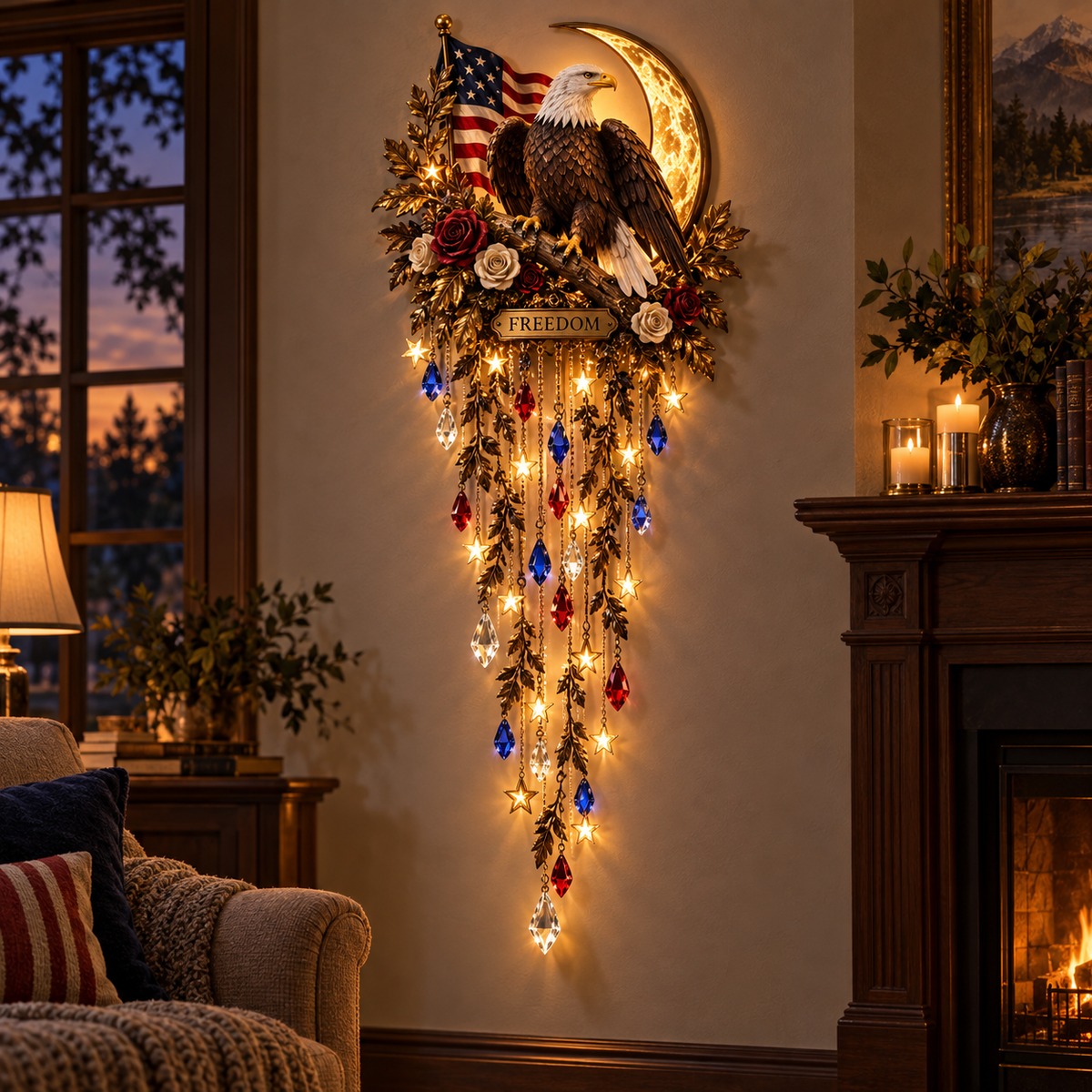 ✨🗽 American Icons Cascade Wall Light Collection – Let Freedom Glow