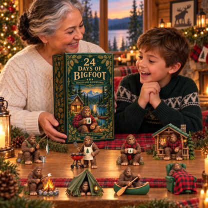 24 Days of Bigfoot – Woodland Adventures Advent Calendar with 24 Collectible Figurines