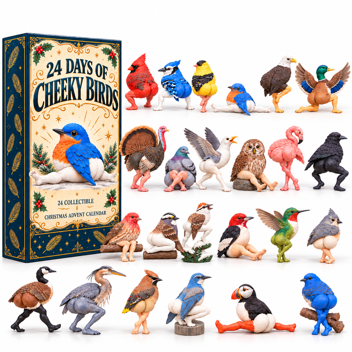 🤣🐦24 Days of Cheeky Birds – Hilariously Quirky Bird Advent Calendar