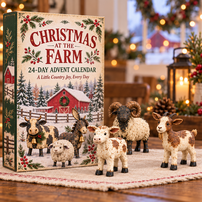🎄🐓Christmas at the Farm — 24-Day Farm Animal Advent Calendar