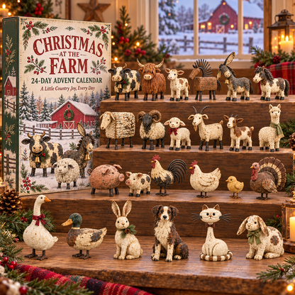 🎄🐓Christmas at the Farm — 24-Day Farm Animal Advent Calendar