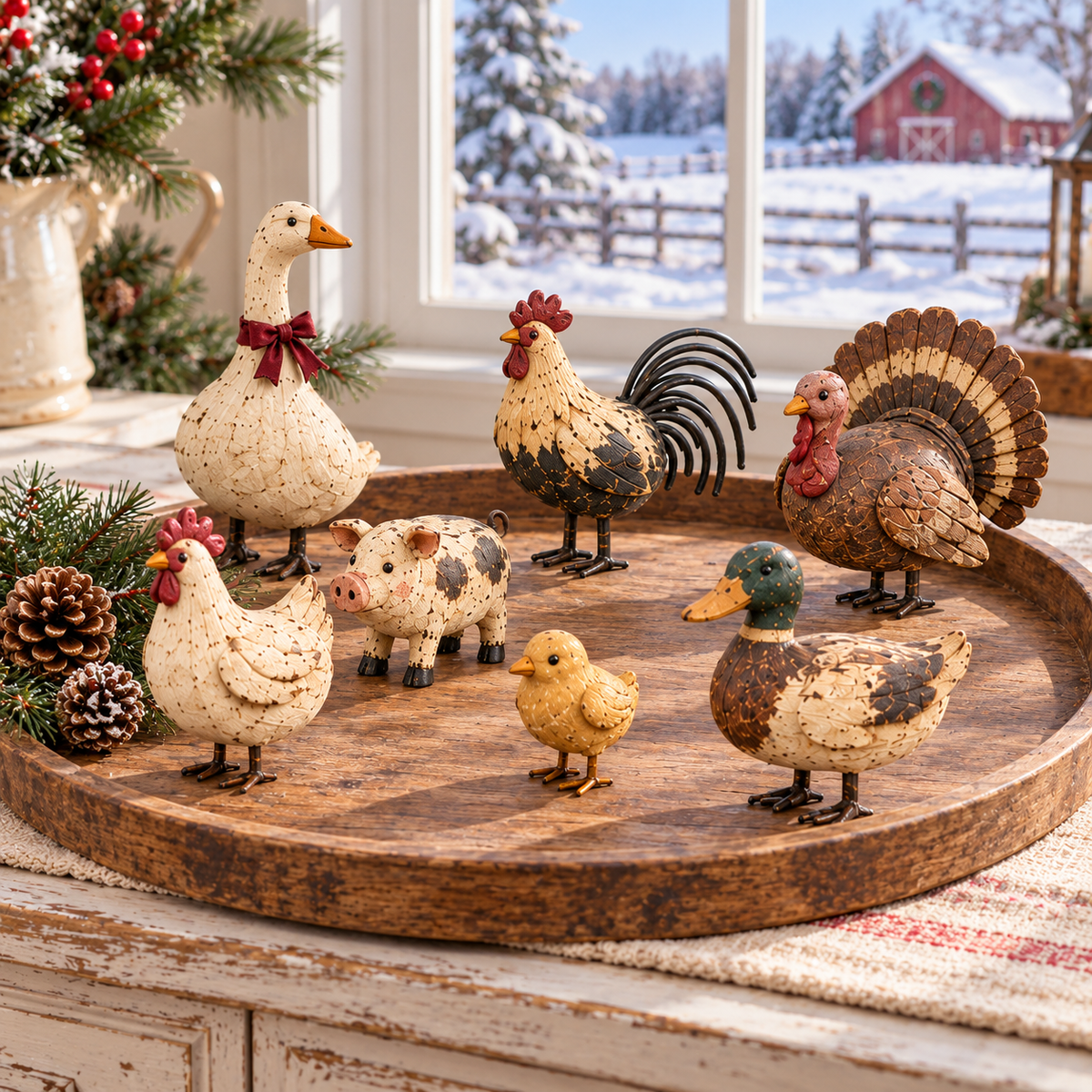 🎄🐓Christmas at the Farm — 24-Day Farm Animal Advent Calendar