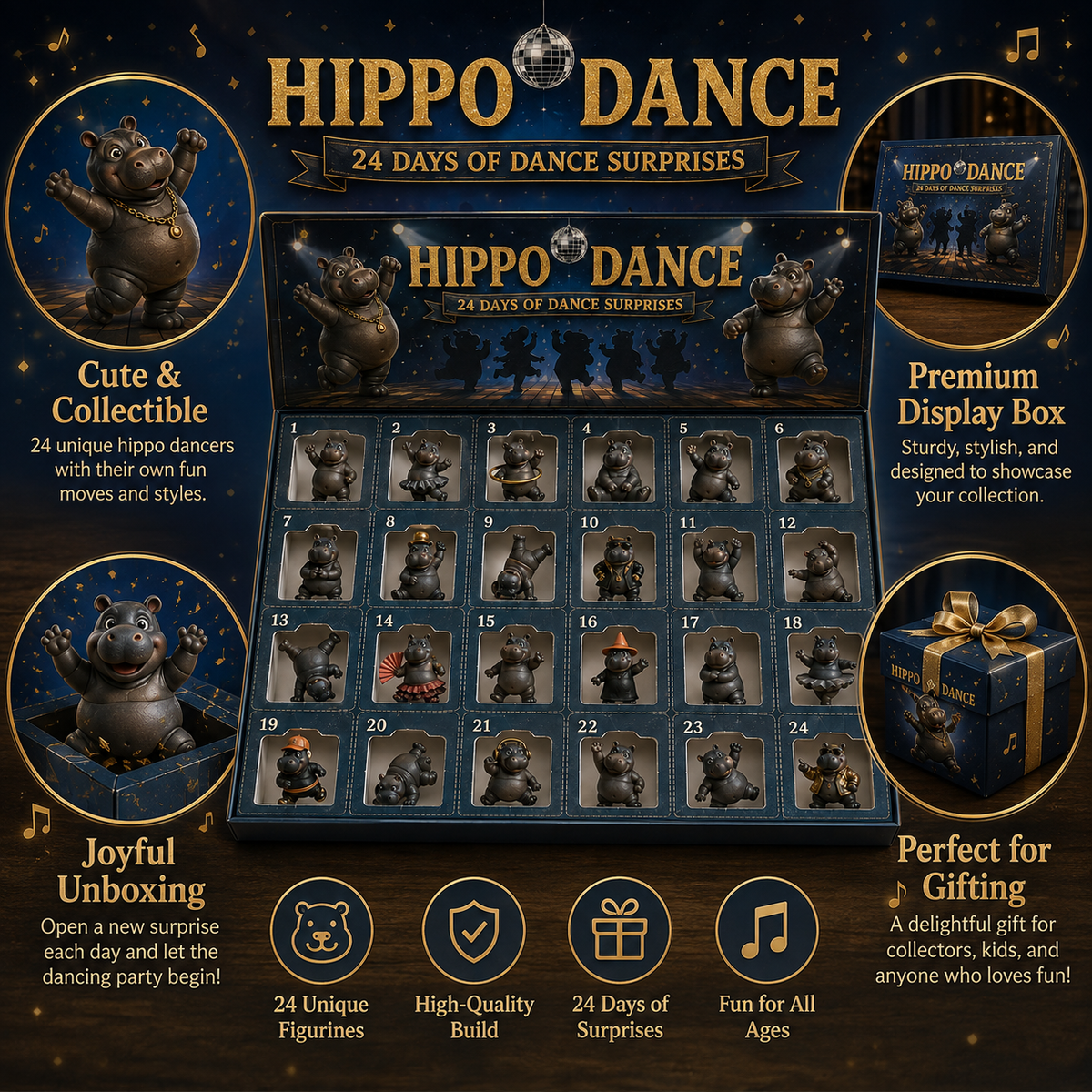 🔥🦛Abre, Conoce, Colecciona — ¡La tripulación de baile de hipopótamos más divertida te está esperando!😂💃
